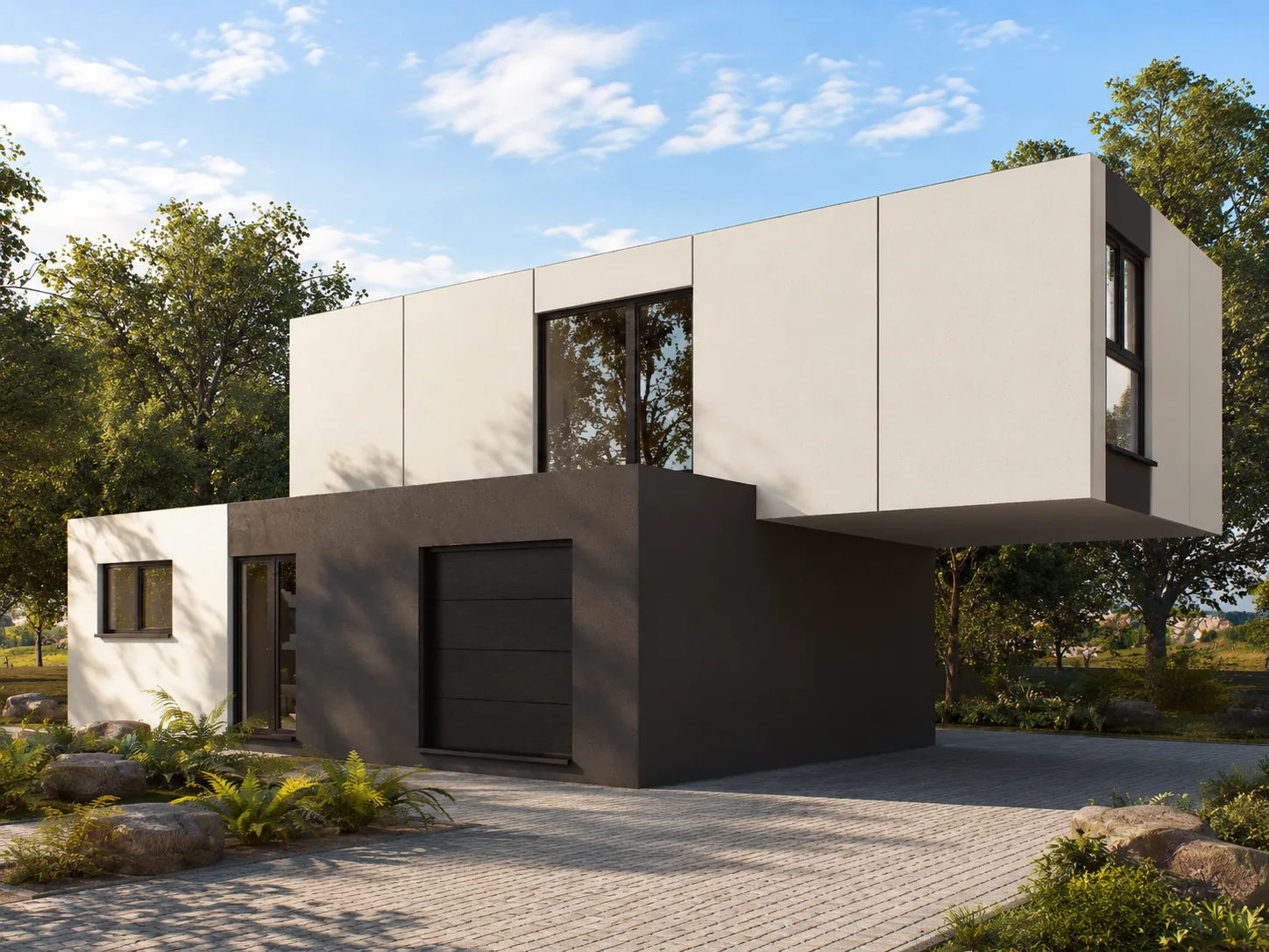 Maison contemporaine minimaliste